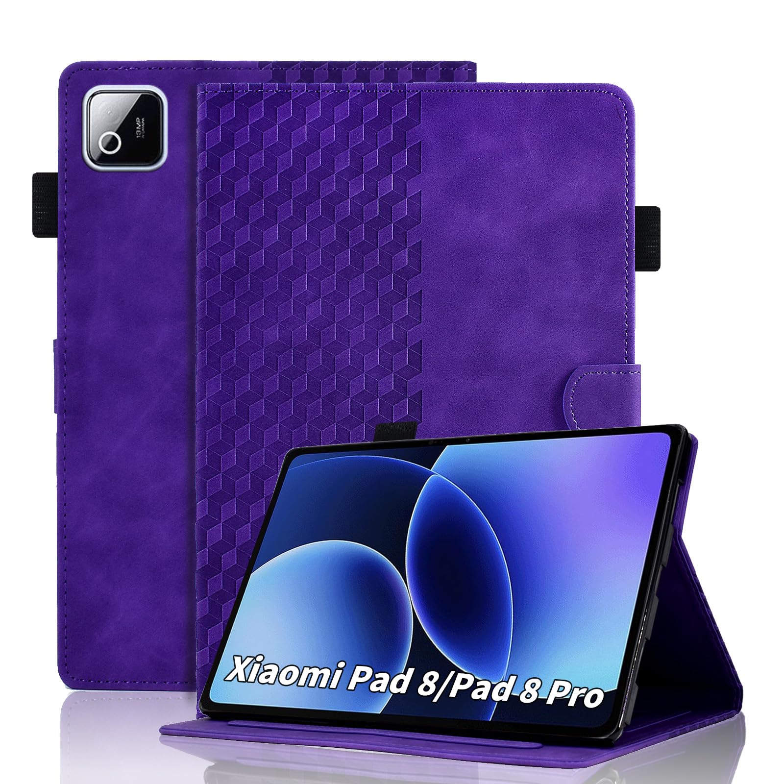 Case for Honor Pad X8a 11 Inch Tablet 2024 Protective Case Premium Leather Folio Smart Case with Auto Sleep/Wake Pen Holder Card Slot for Honor Pad X8a- Dark Green — view 171