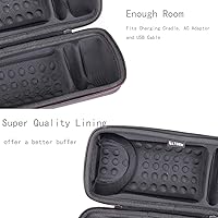 Vista 4 de LTGEM Funda protectora de viaje para altavoz Bose SoundLink Revolve+ o Revolve+ (Serie II) portátil y de larga duración Bluetooth 360