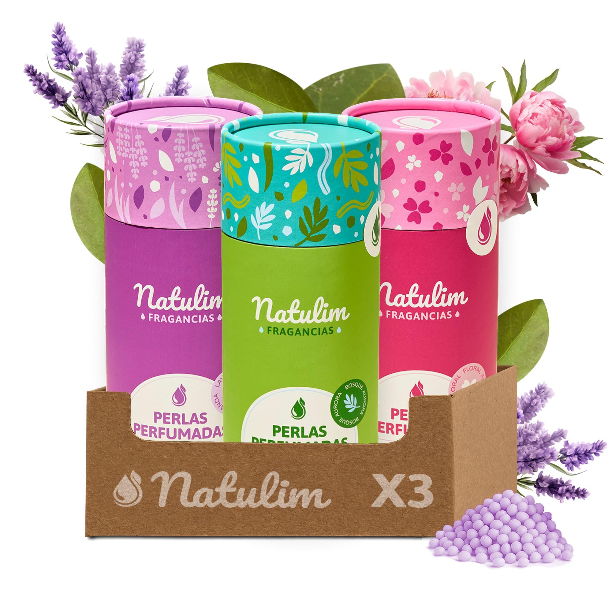 Natulim Perlas Perfumadas - Perlas Aromatizantes para Ropa - Fragancia Duradera - Sin Químicos Nocivos - Apto Pieles Sensibles y todo tipo de Prendas - 30 Lavados (Fragancia Floral) — view 14