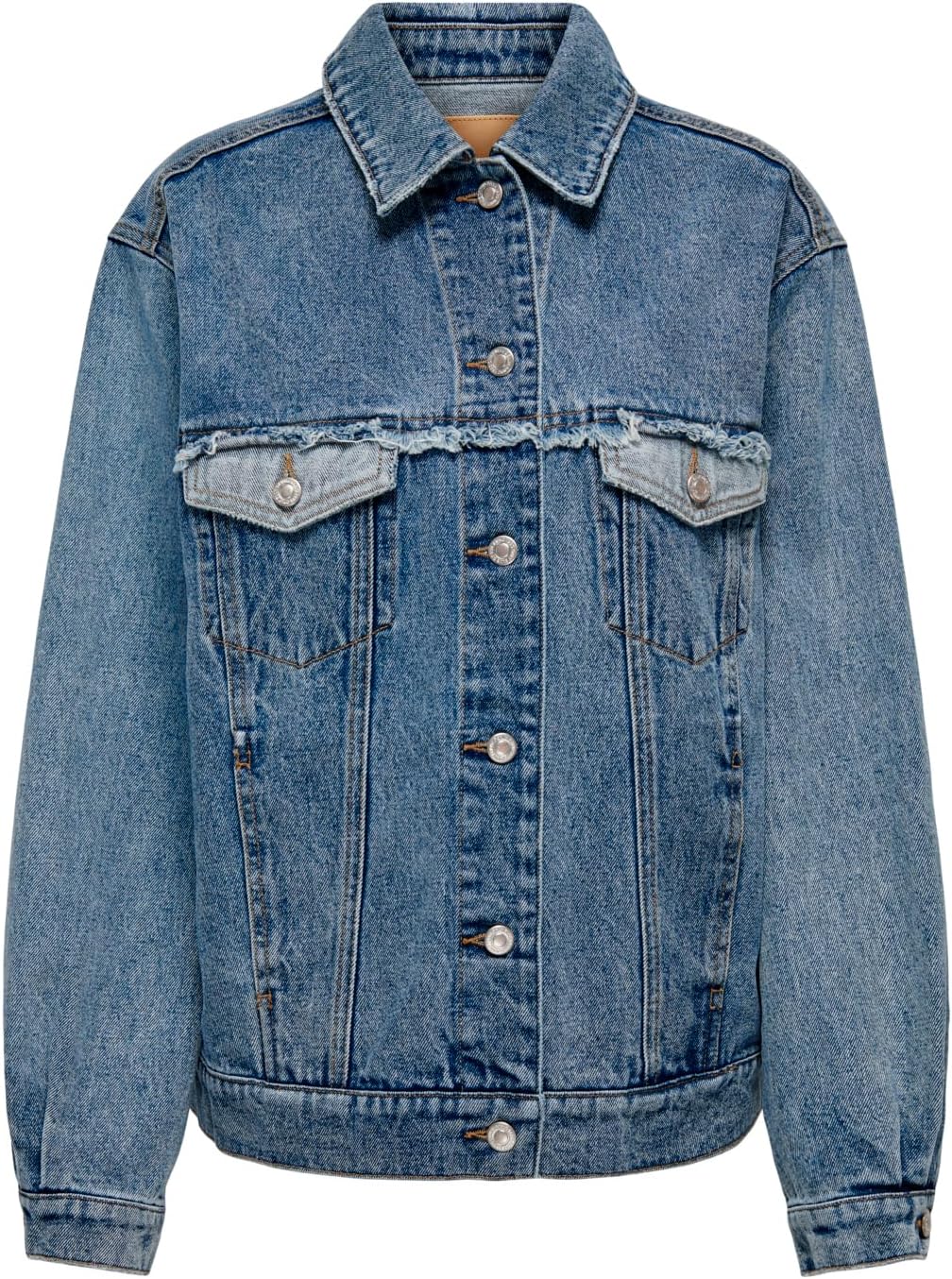 ONLY ONLPENNY LS OVS TIN PATCH DNM JACKET GUA Mont Ceket Kadın
