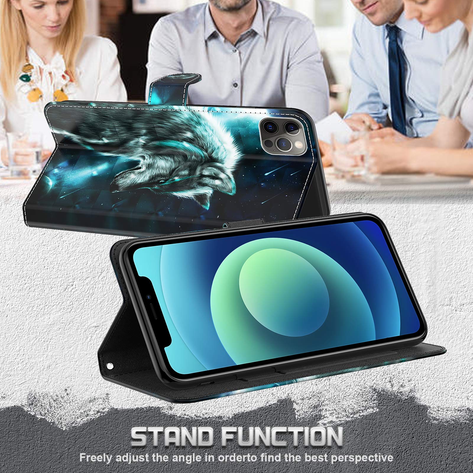 CASAFUNY Custodia per Xiaomi 13 Pro Custodia Pelle Protettiva Portafoglio Magnetica Flip Case Libro per Xiaomi 13 Pro, Marrone