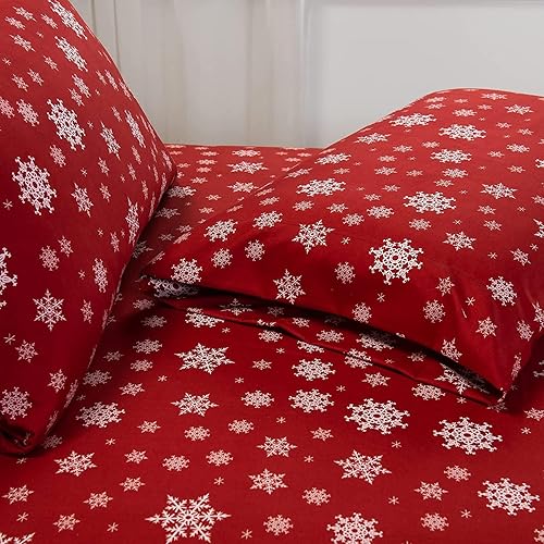 Miniatura 6 de Elegant Comfort Sábanas suaves de lujo con patrón de vacaciones, 1500 hilos, microfibra de calidad egipcia de alta calidad, suave, resistente a las