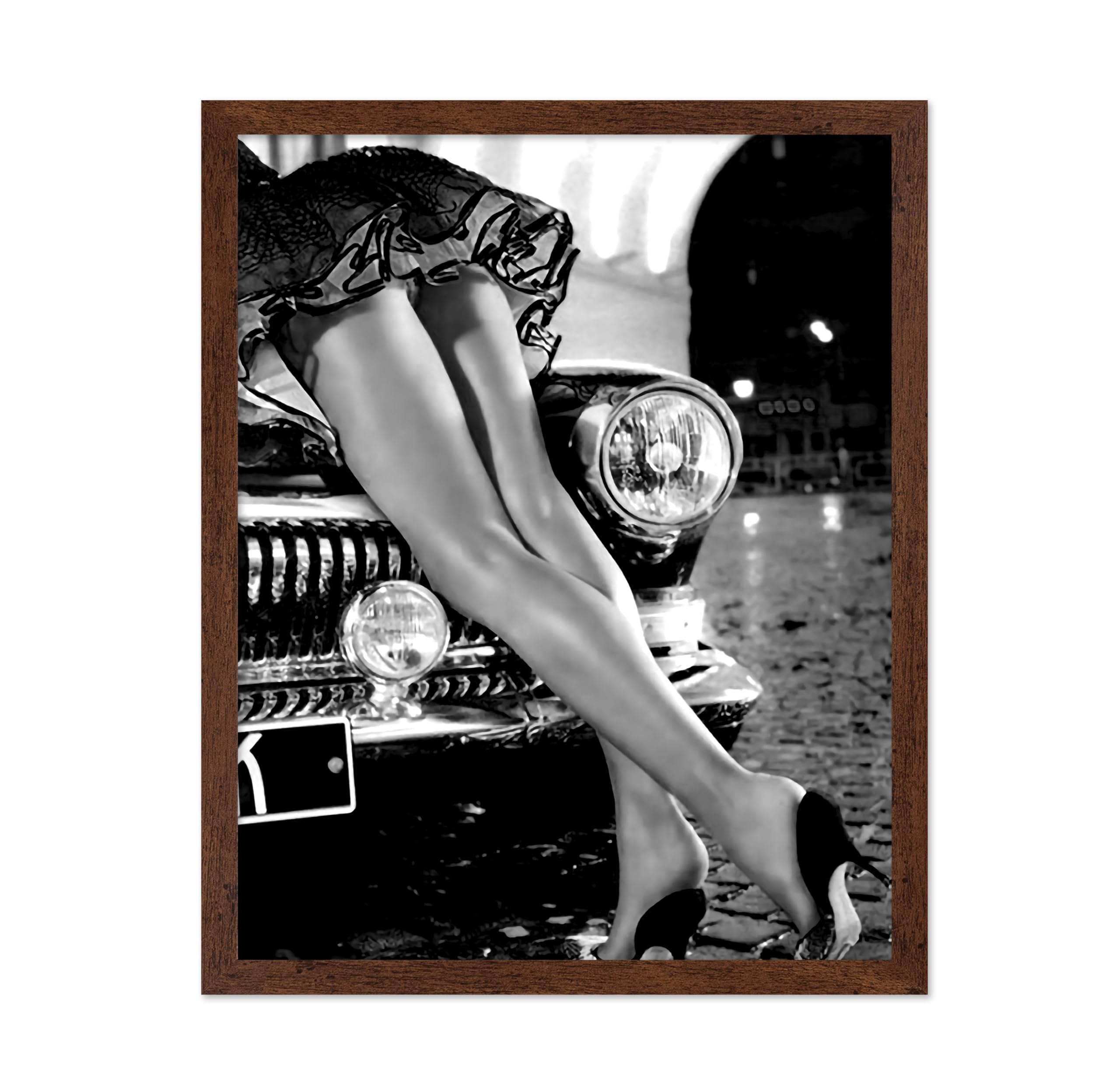 アート作品 ハイヒールと美脚 油絵 フランフラン カッシーナ ACTUS