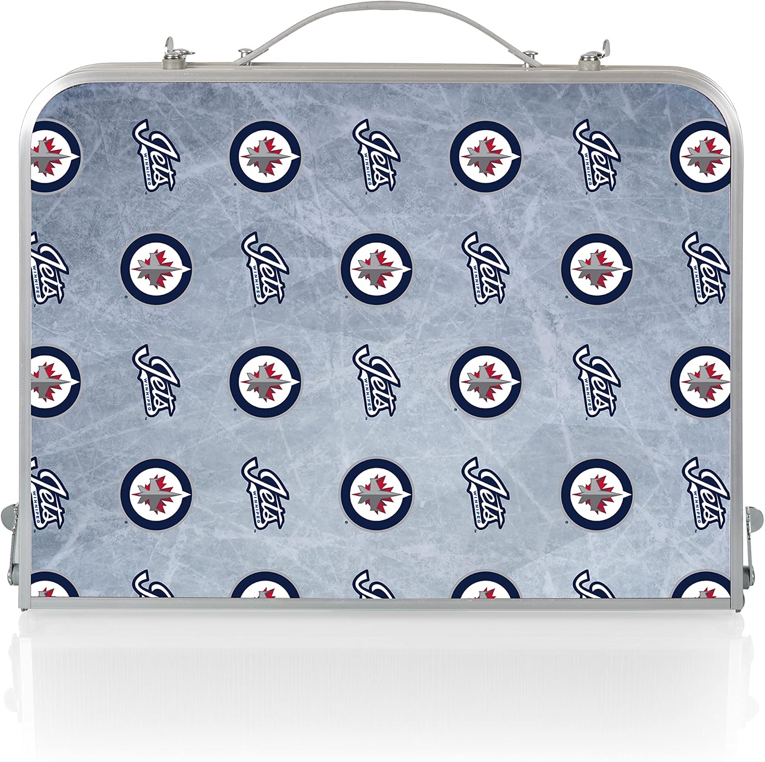 PICNIC TIME NHL Unisex-Adult NHL Concert Mini Portable Table, Small Folding Table, Mini Picnic Table