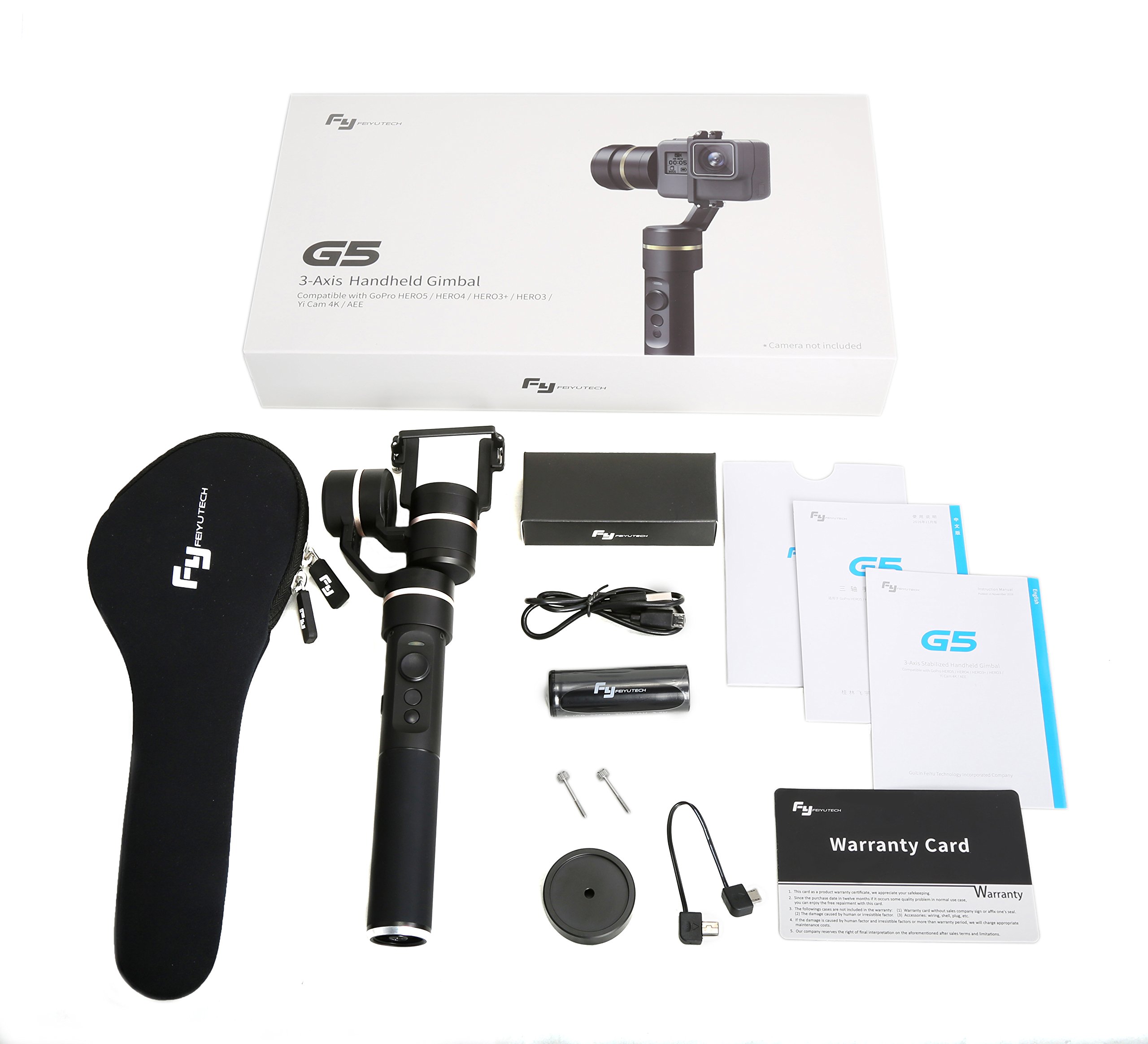 Feiyu Tech G5 3-Axis Handheld Gimbal Stabilizer for GoPro HERO 5 4
