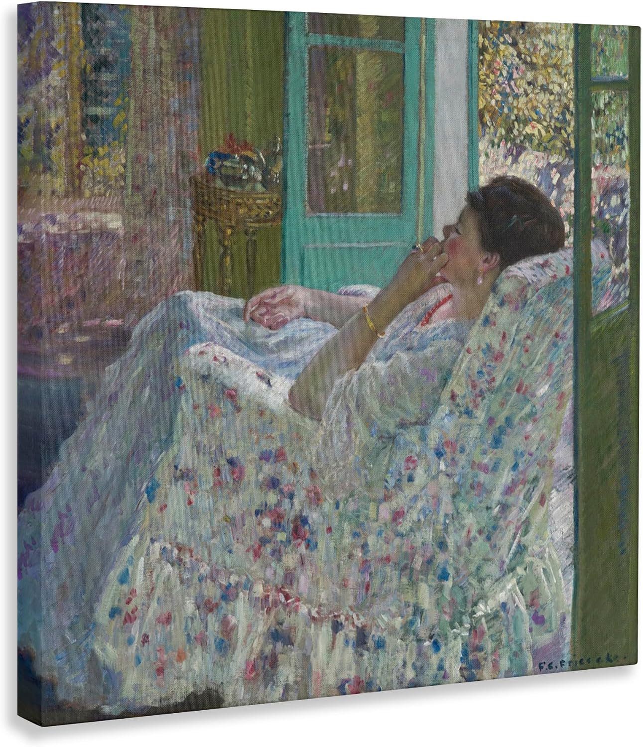 Stupell Industries Frederick Carl Frieseke, 24 x 24 Inch Canvas Wall Art