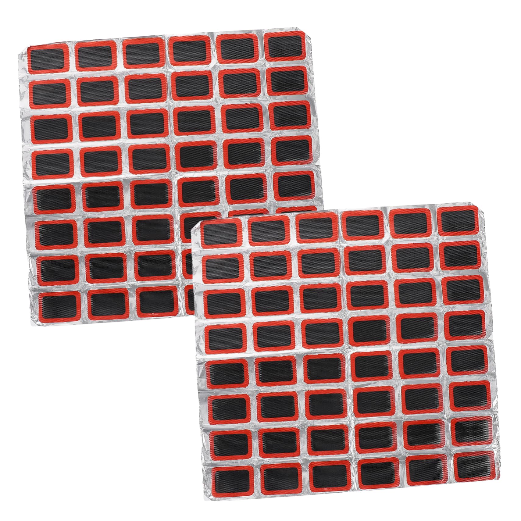 Anneome Emergency Tire Repair Kit 2 Sheets 25mm Square Bicycle Tire Patch for Road Mountain Bikes Inflatable Patch for Cycle Accessories