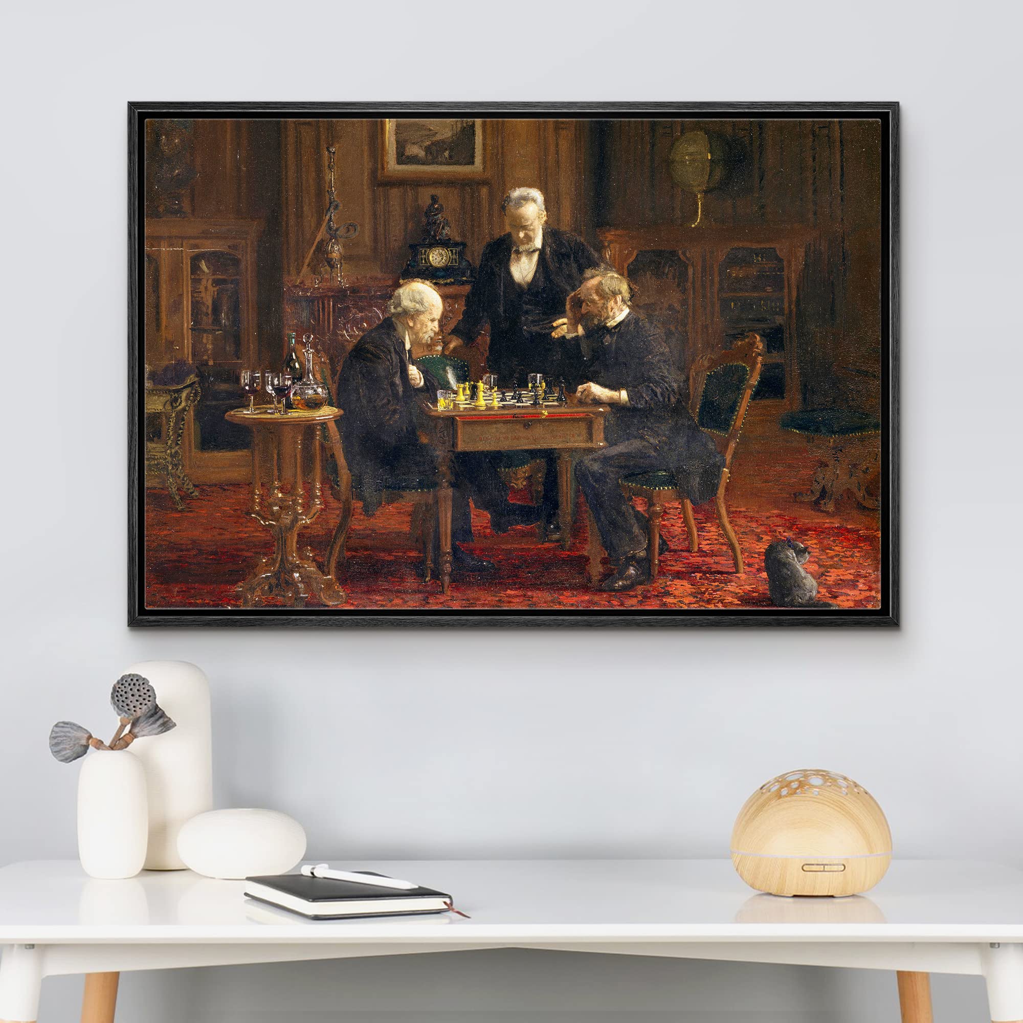 Amazon.co.jp: wall26 - トーマス・イーキンズ作 チェス選手
