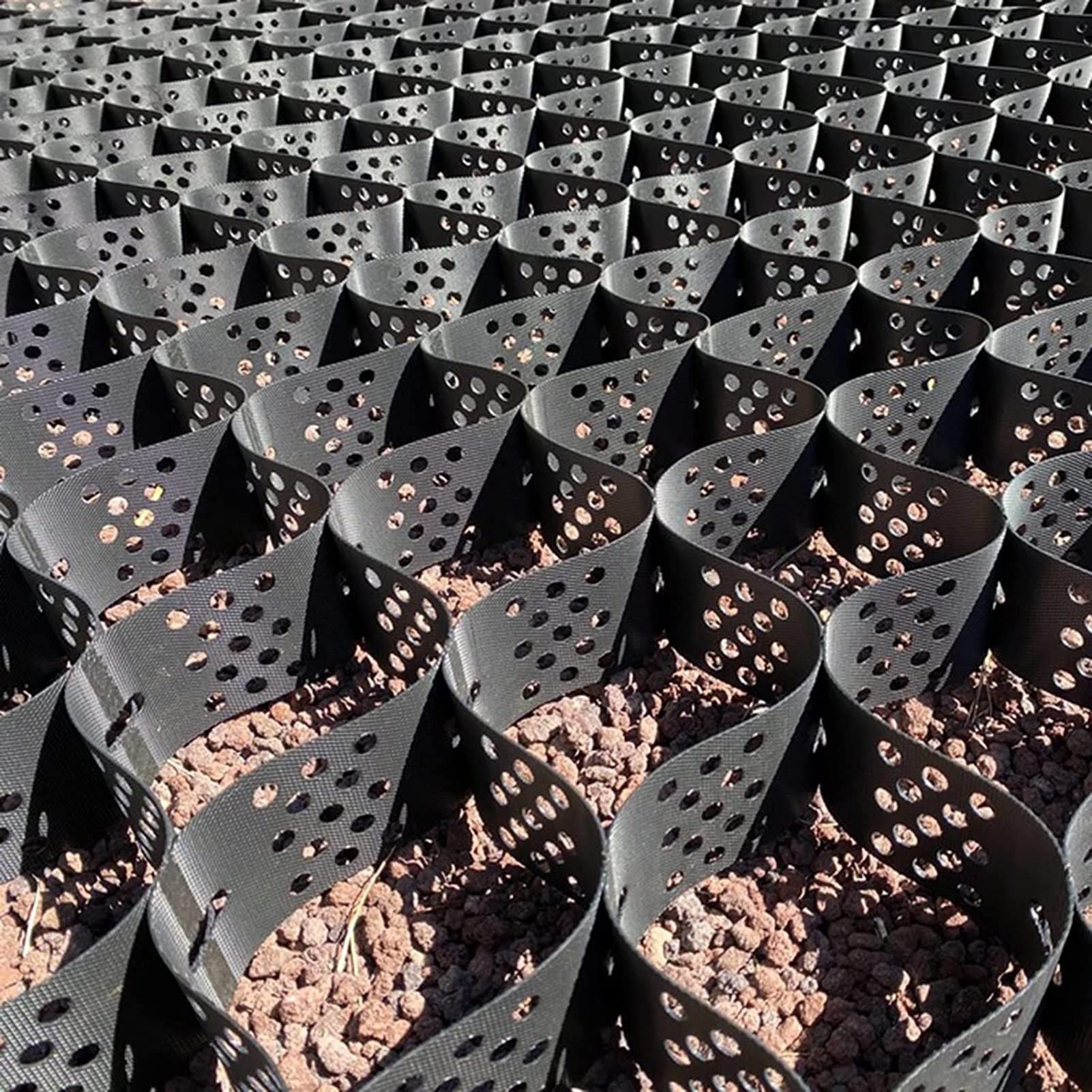 Buy Ground GeoGrids for Pea Gravel/Cement/Concrete, 2 Inch Thick Patio