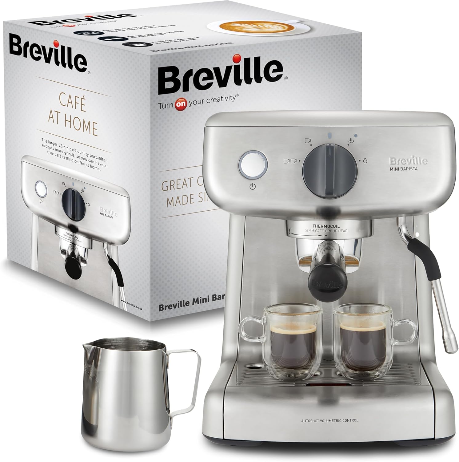 Breville Barista Mini Zilver