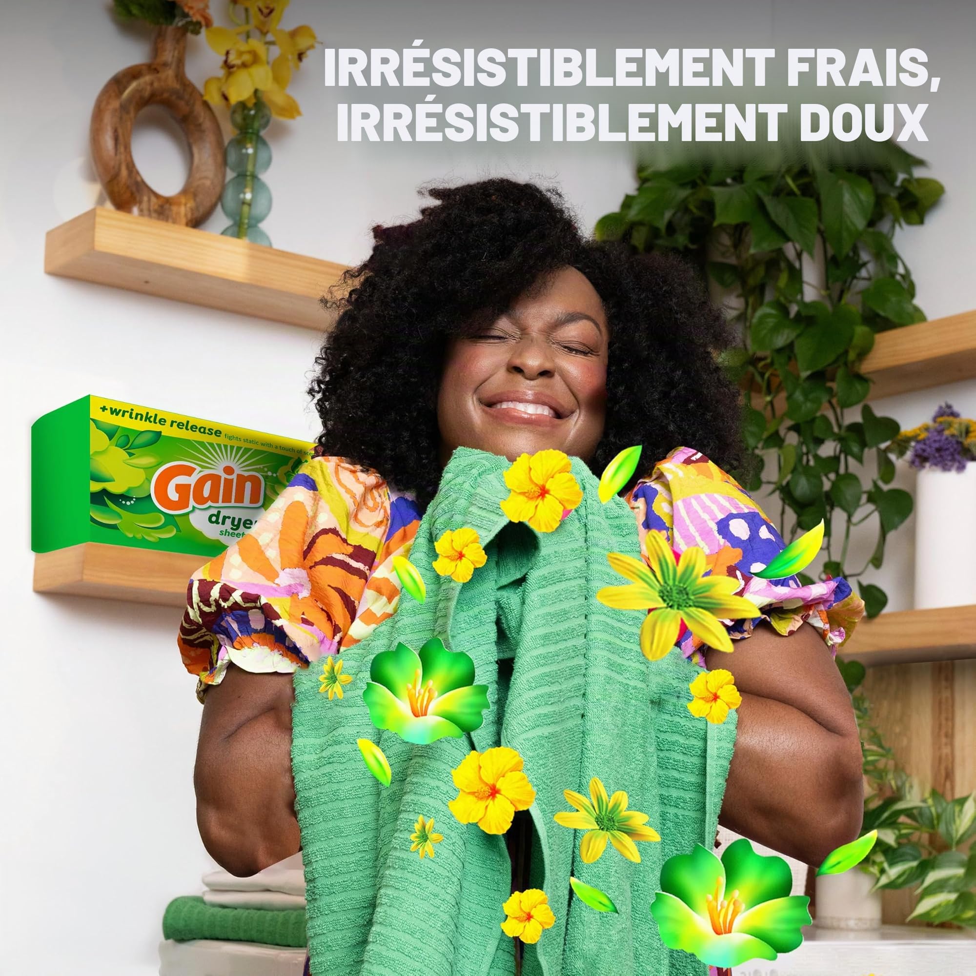 Gain réflexion Original Linge Feuilles, 120 Count