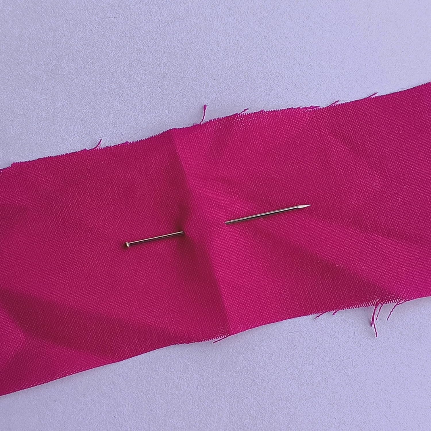 Paper Pin Box - 350 Pieces (Approx) - 36 mm Long (1.4 Inches) - Office Pins Set - Premium Nickel Plated - Cloth Pin - Solid Heads - Craft Pins - Pointed Needle - Rust Proof Steel 3