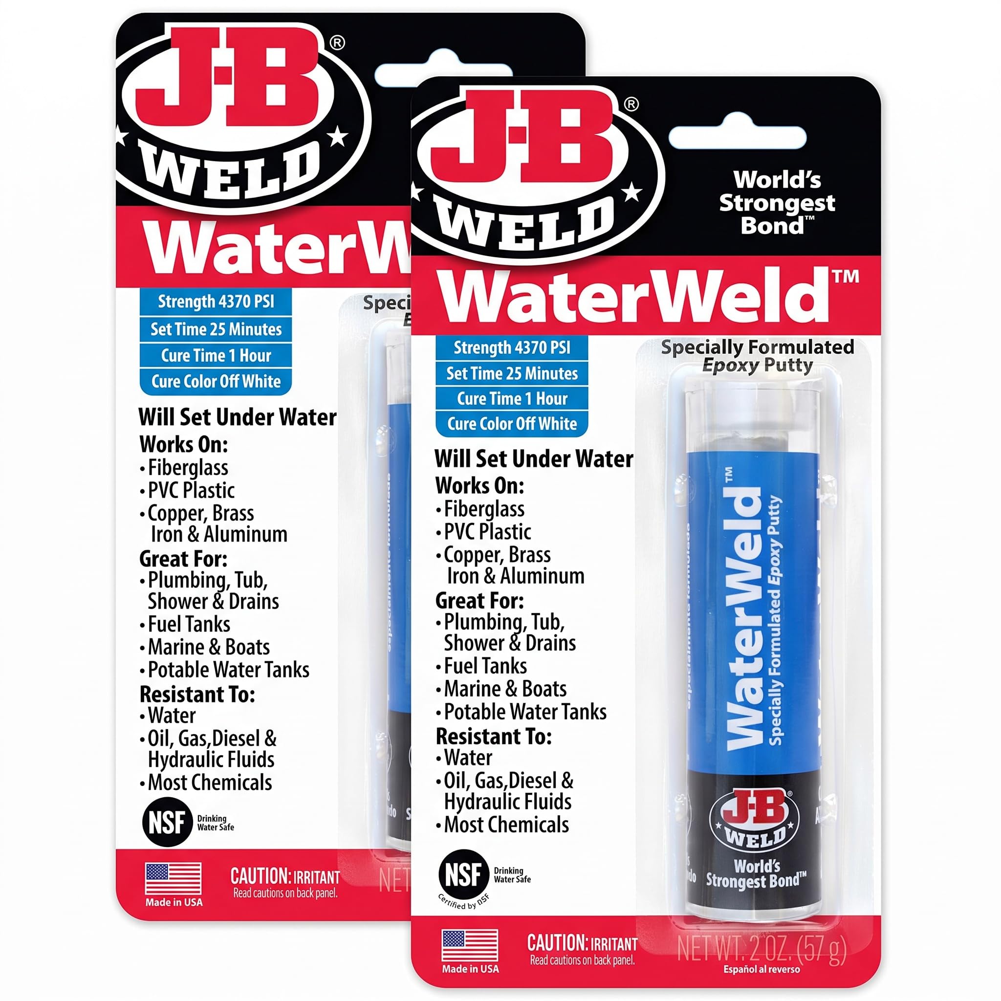 WaterWeld Epoxy Putty - Repair Leaks Underwater! -8
