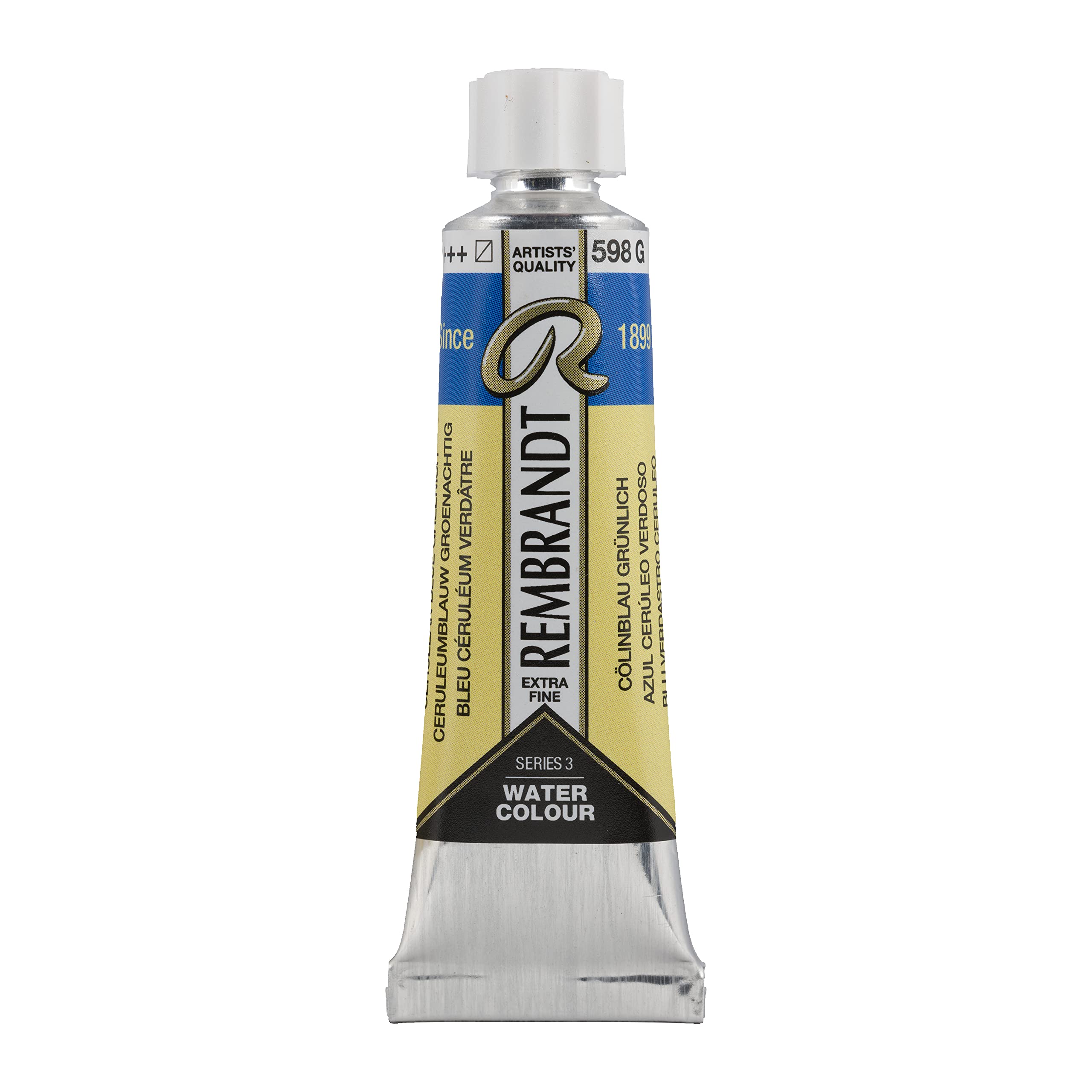 Rembrandt Cerulean Blue Greenish Watercolour Tube 10 Ml 598 (05015980)