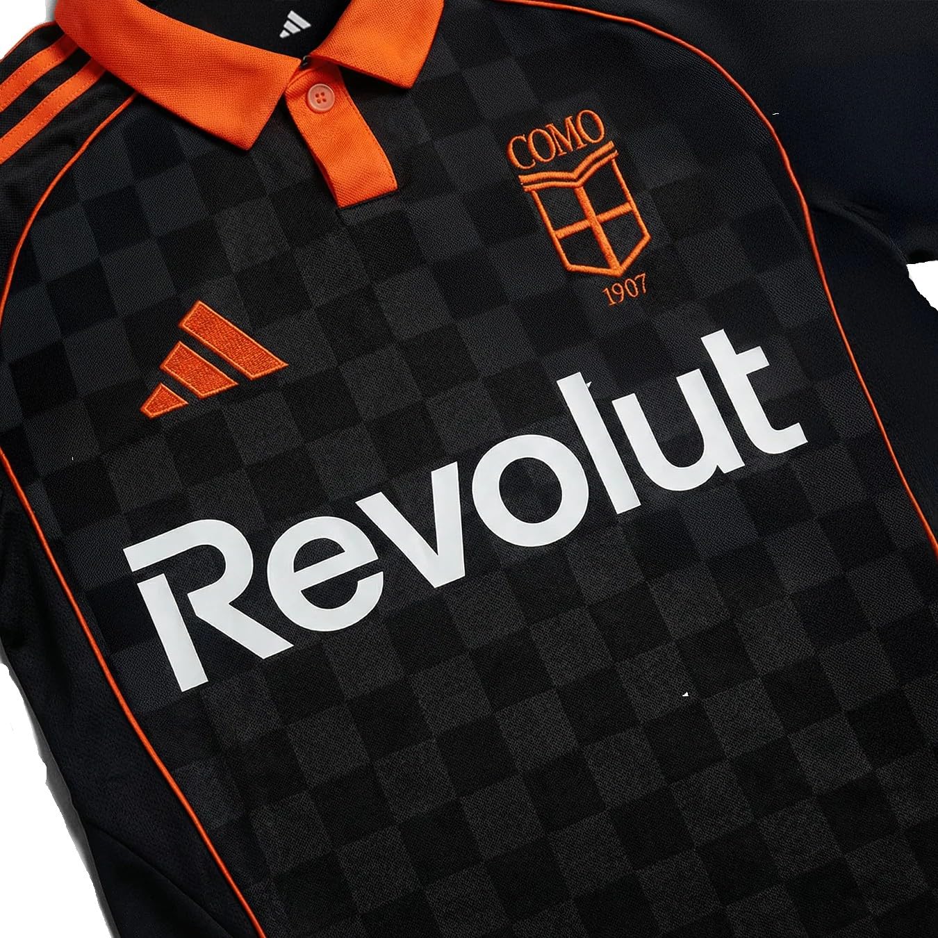 COMO 1907 Maglia Gara Third Ufficiale Stagione 2025/26. Terza Jersey Calcio Design Esclusivo Tessuto Tecnico Traspirante e Stemma Club Originale. Abbigliamento Sportivo e Lifestyle