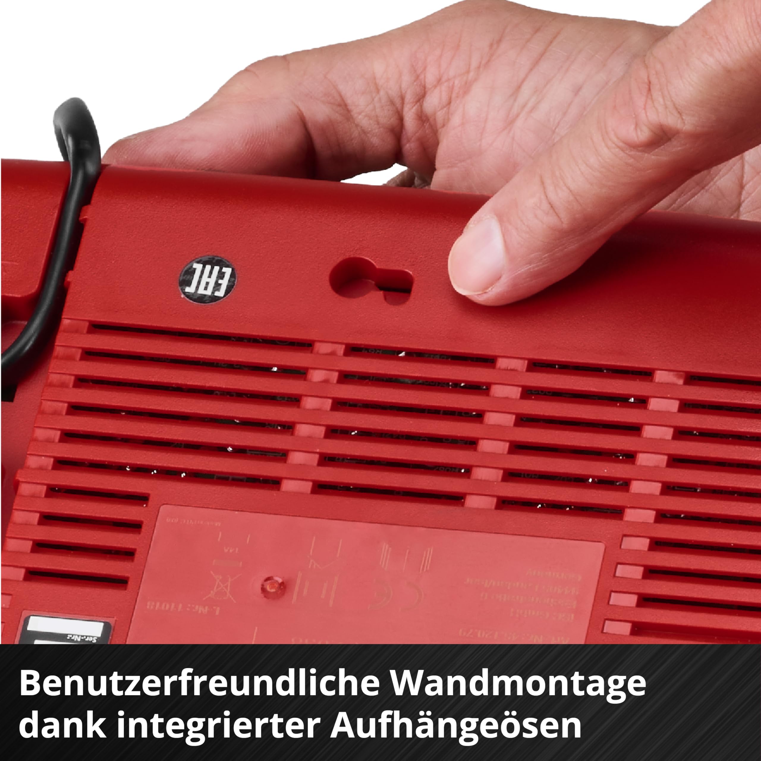 Original Einhell Ladegerät Power X-Twincharger 4A Power X-Change (18 V, gleichzeitiges Laden von 2x 18 V Akkus, Akkuüberwachung, Lademanagementsystem, Refresh-Modus)