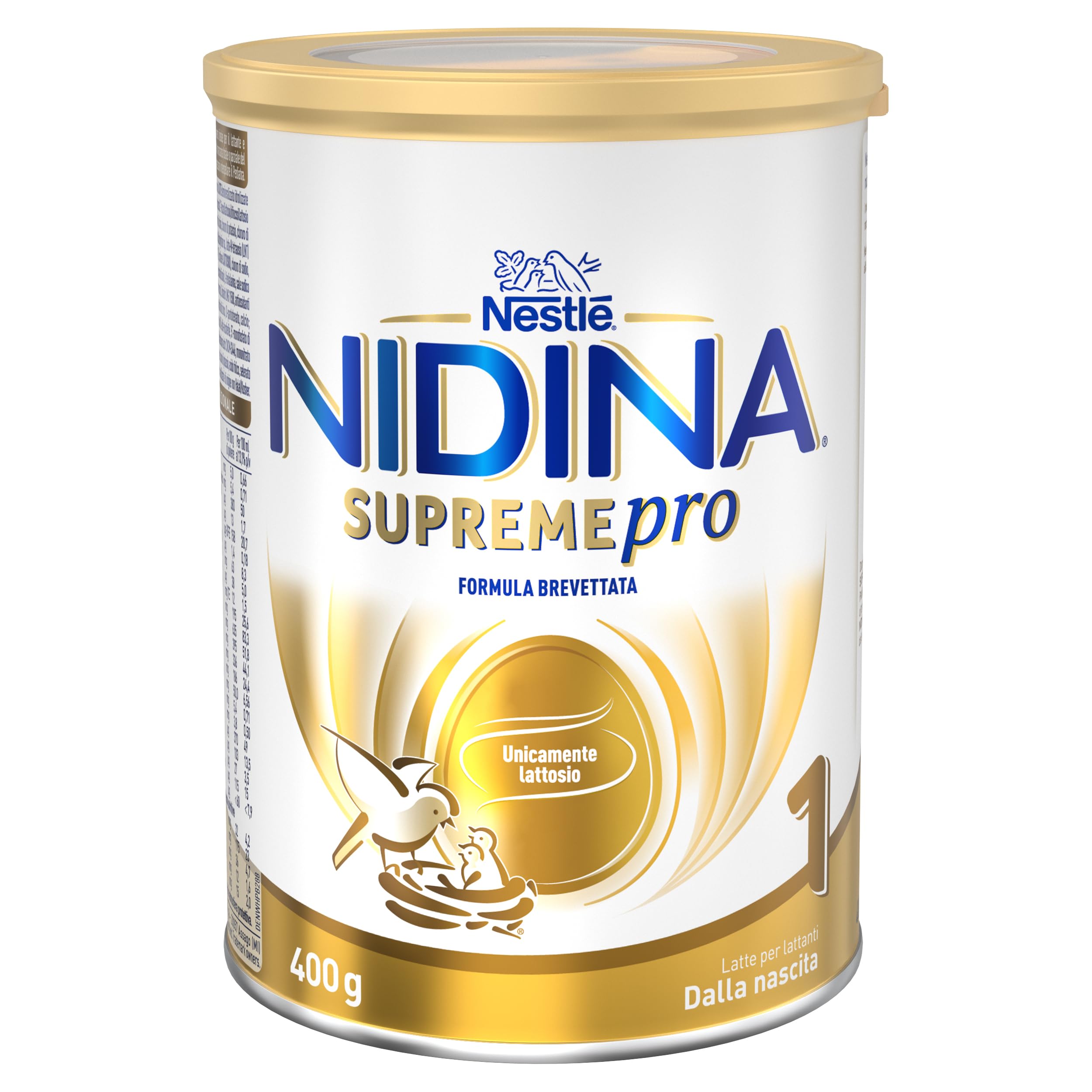 NIDINA SUPREMEpro 1 Latte per Lattanti Polvere dalla nascita, Latta 400g