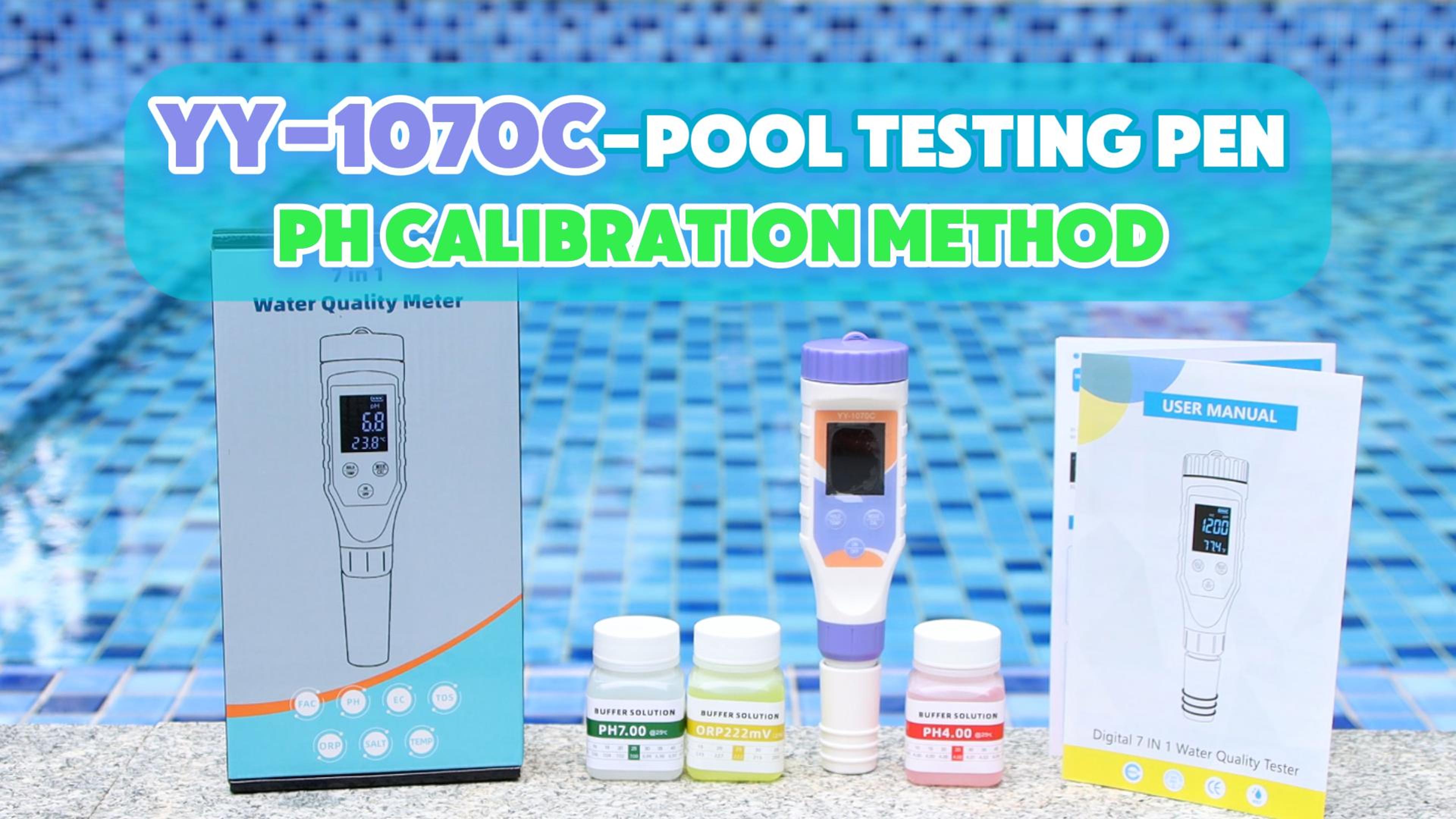 Pool Pen Watch POOL TESTING PEN PH CALIBRATION Method on Amazon Live