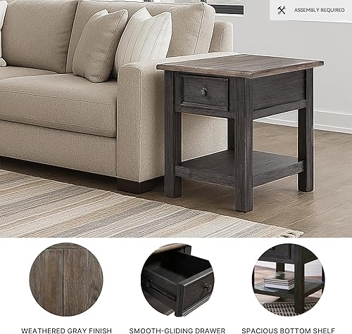 Miniatura 4 de Signature Design by Ashley Tyler Creek - Mesa auxiliar para silla