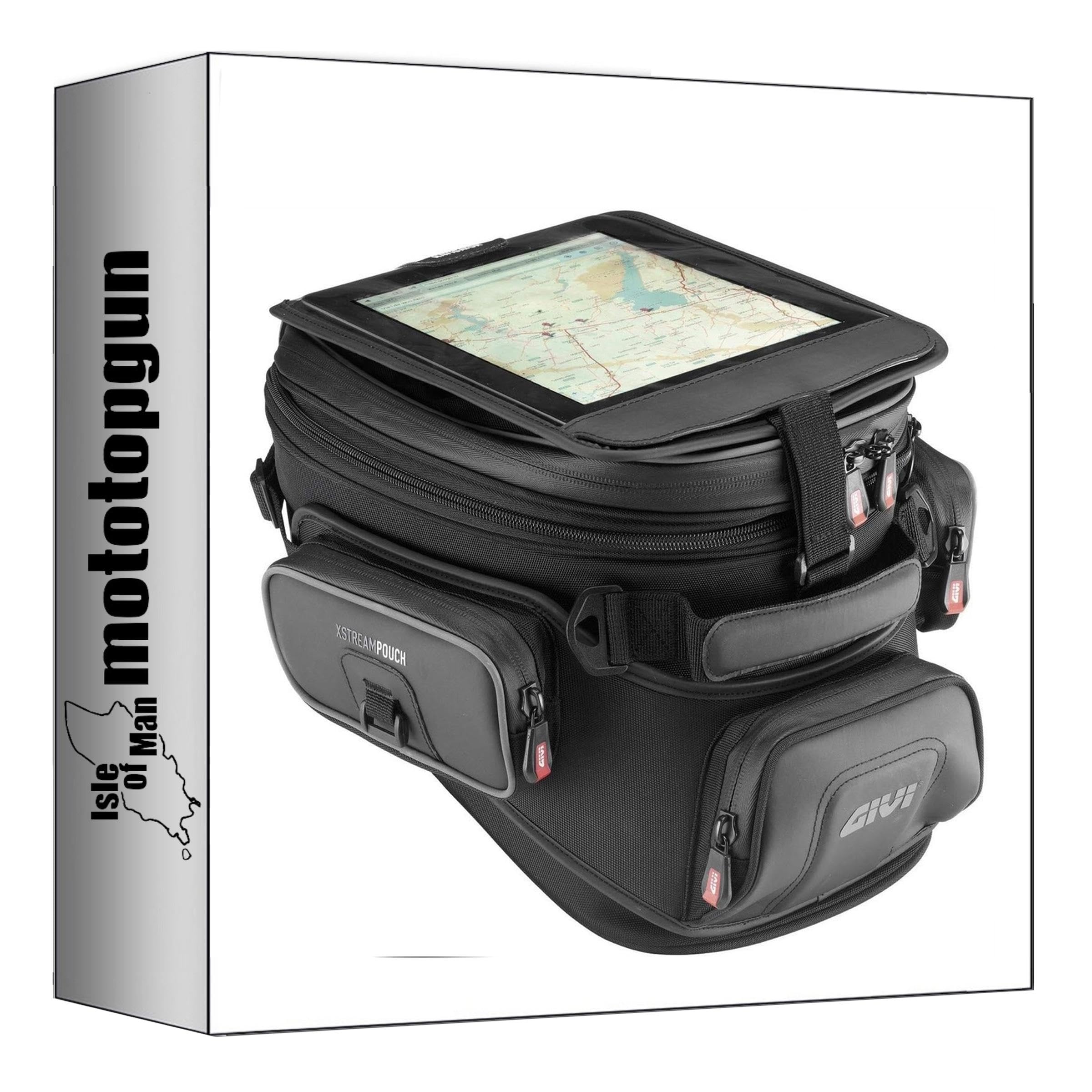 givi tankrucksack xs308y tanklock schwarz 20 lt + träger kompatibel mit bmw f 800 r 2009 2010 2011 2012 2013 2014 mototopgun xs308y + bf16