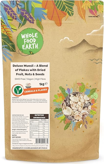 Wholefood Earth Organic Deluxe Muesli – A Blend Of Puerto Rico