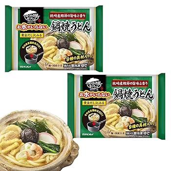 うどんページ✨ Amazon.co.jp: [冷凍] キンレイ お水がいらない京風だしのお