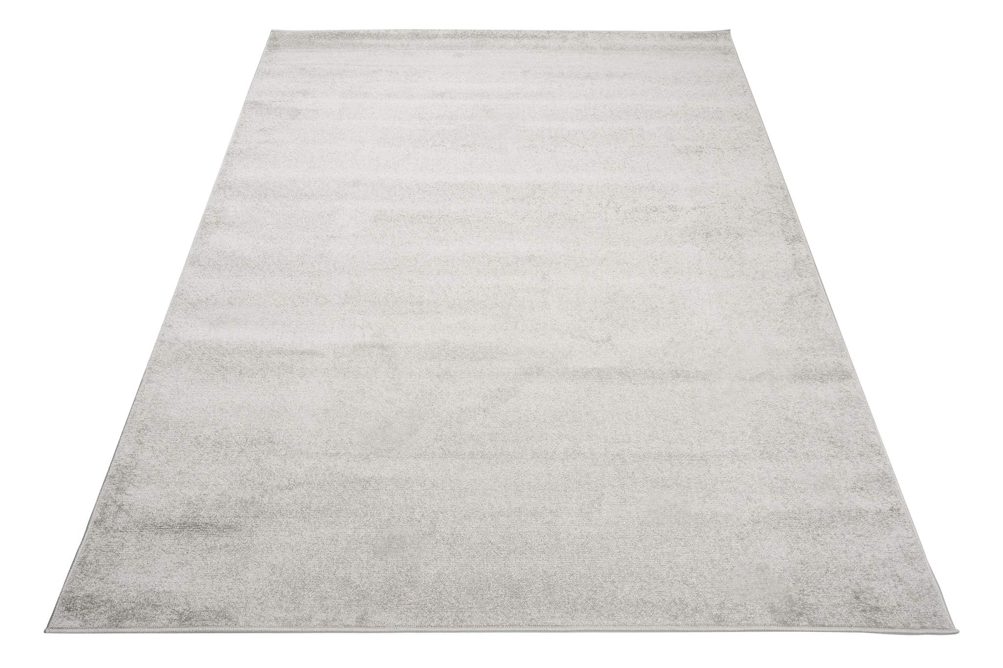 Tapiso Florida dywan z krótkim włosiem, do sypialni, salonu, pokoju dziecięcego, pokoju młodzieżowego, szary, jednokolorowy, nowoczesny design, ÖKOTEX 140 x 190 cm