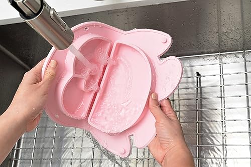 Miniatura 7 de Plato plegable para bebés, nuestro plato de viaje más conveniente para bebés y niños pequeños, plato plegable para bolsa de pañales, viaje con