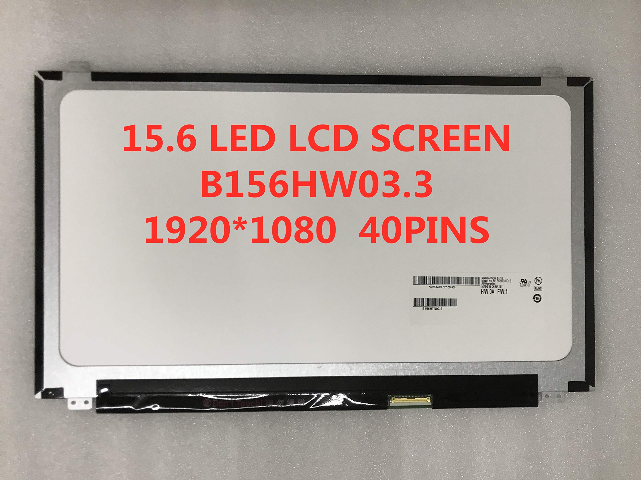 Lysee Laptop LCD Screen - 15.6 LED LCD screen B156HTN03.3 B156HW03 N156HGE-LA1 N156HGE-LB1 B156HTN02