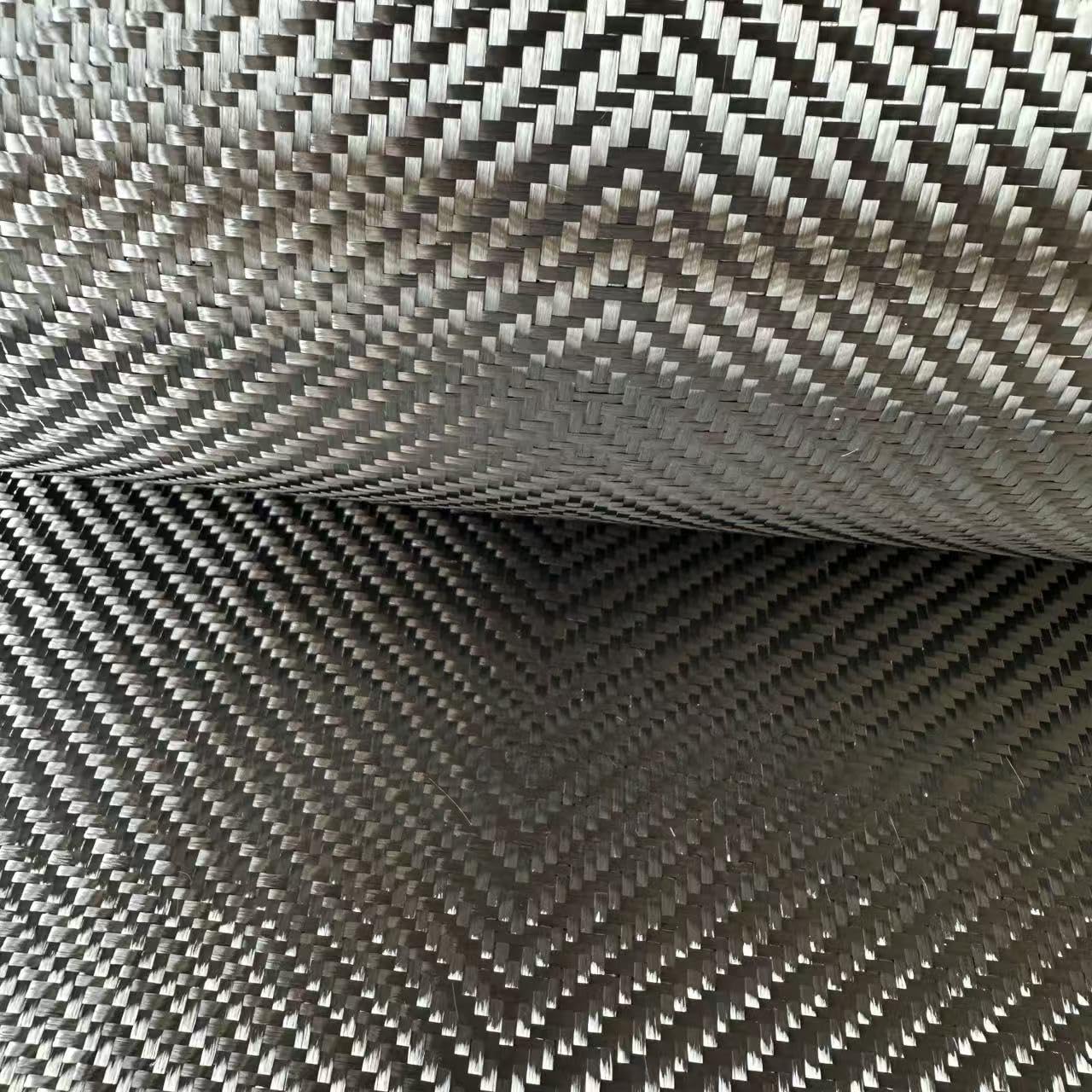 Grade A 3K 280g V-Shape Carbon Fiber Fabric, Diagonal Weave Pure Carbon Cloth, High Tensile Strength, 20 Inch Width for Auto & DIY (Black, 0.3m x1m)