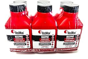 OEM MaxLife Red Max Two Cycle Oil 2.6oz 1 Gallon Mix (6 Pack)