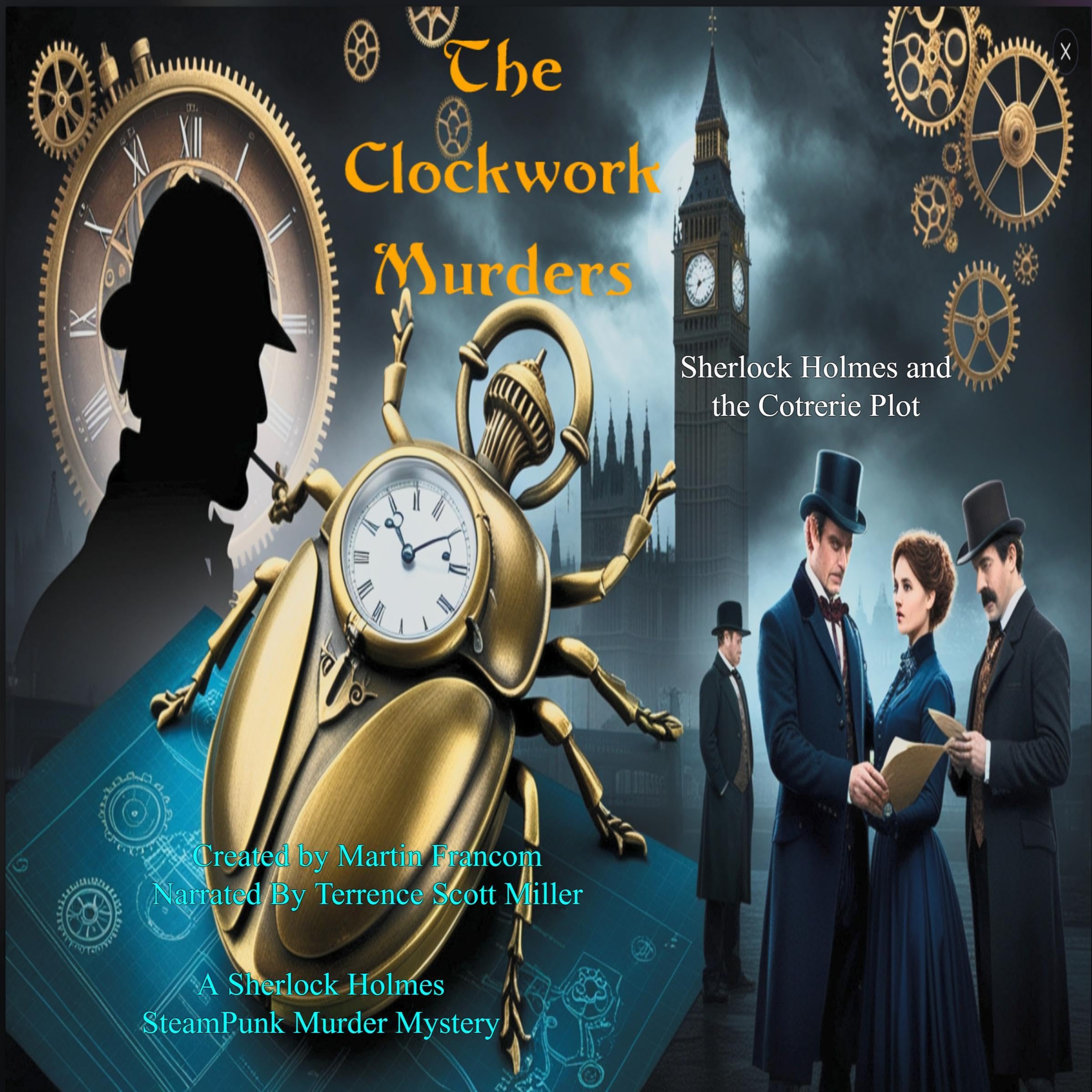 Cover art for The Clockwork Murders