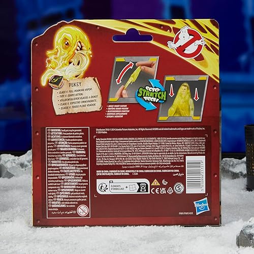 Miniatura 7 de Ghostbusters Fright Features - Figura de acción de Gary Grooberson con accesorio de juguete Ecto-Stretch Tech Pukey Ghost Toy Accesorio, juguetes