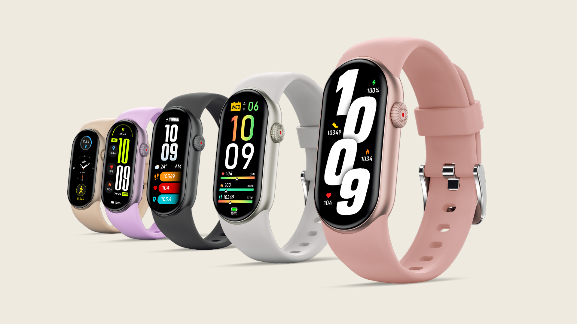 Montre intelligente, tracker de fitness avec moniteur de équence