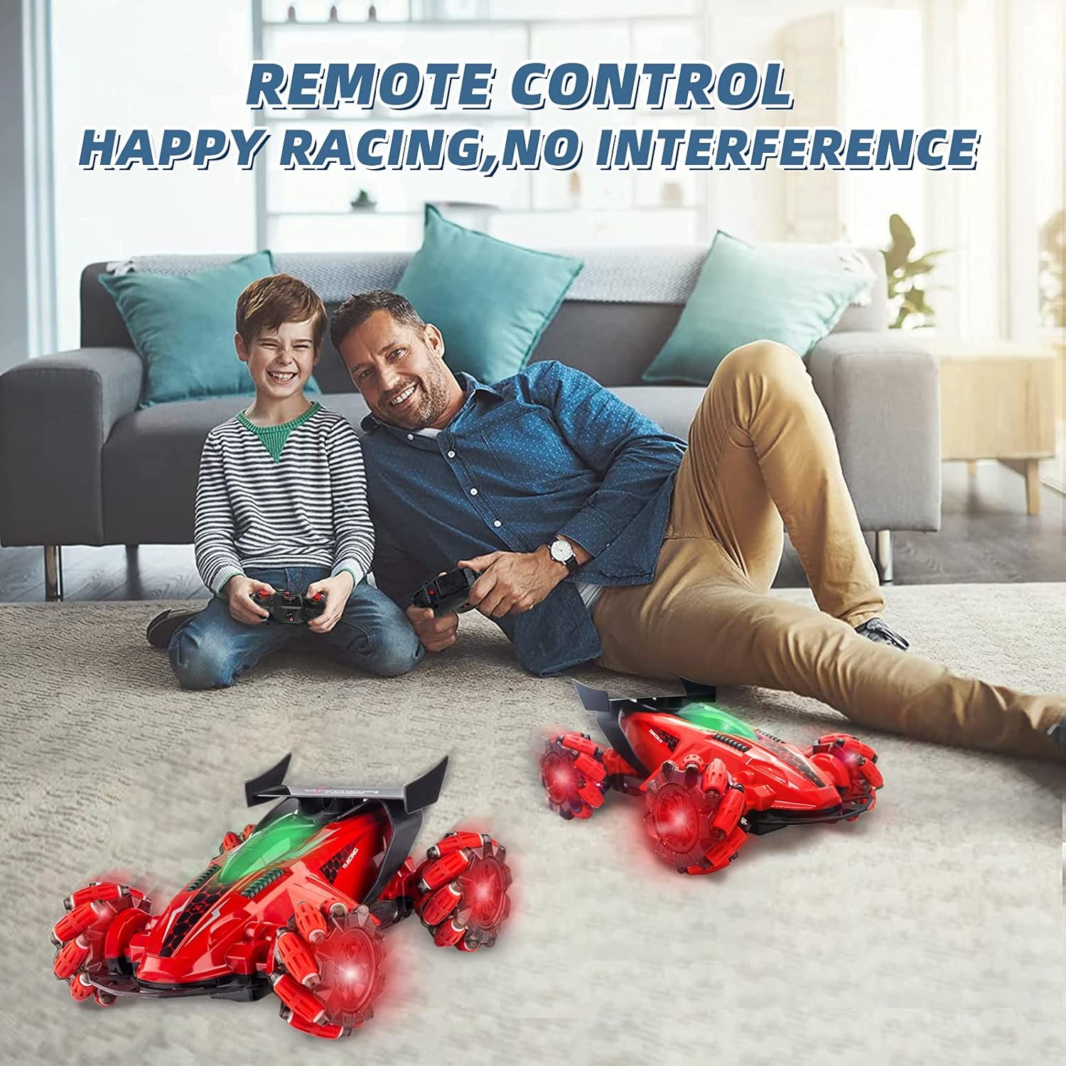 Flash Deals - 60% OFF Remote Control Car for Kids, 1:14 Fog Stunt Drift Rc Car High Speed Racer Remote Control Vehicles Toys, 25 KM/H 2.4Ghz 360° Rotation Fast Stunt Toy Cars with Dazzling Lighting for Boys Girls Black Friday - 70% OFF Remote Control Car for Kids, 1:14 Fog Stunt Drift Rc Car High Speed Racer Remote Control Vehicles Toys, 25 KM/H 2.4Ghz 360° Rotation Fast Stunt Toy Cars with Dazzling Lighting for Boys Girls