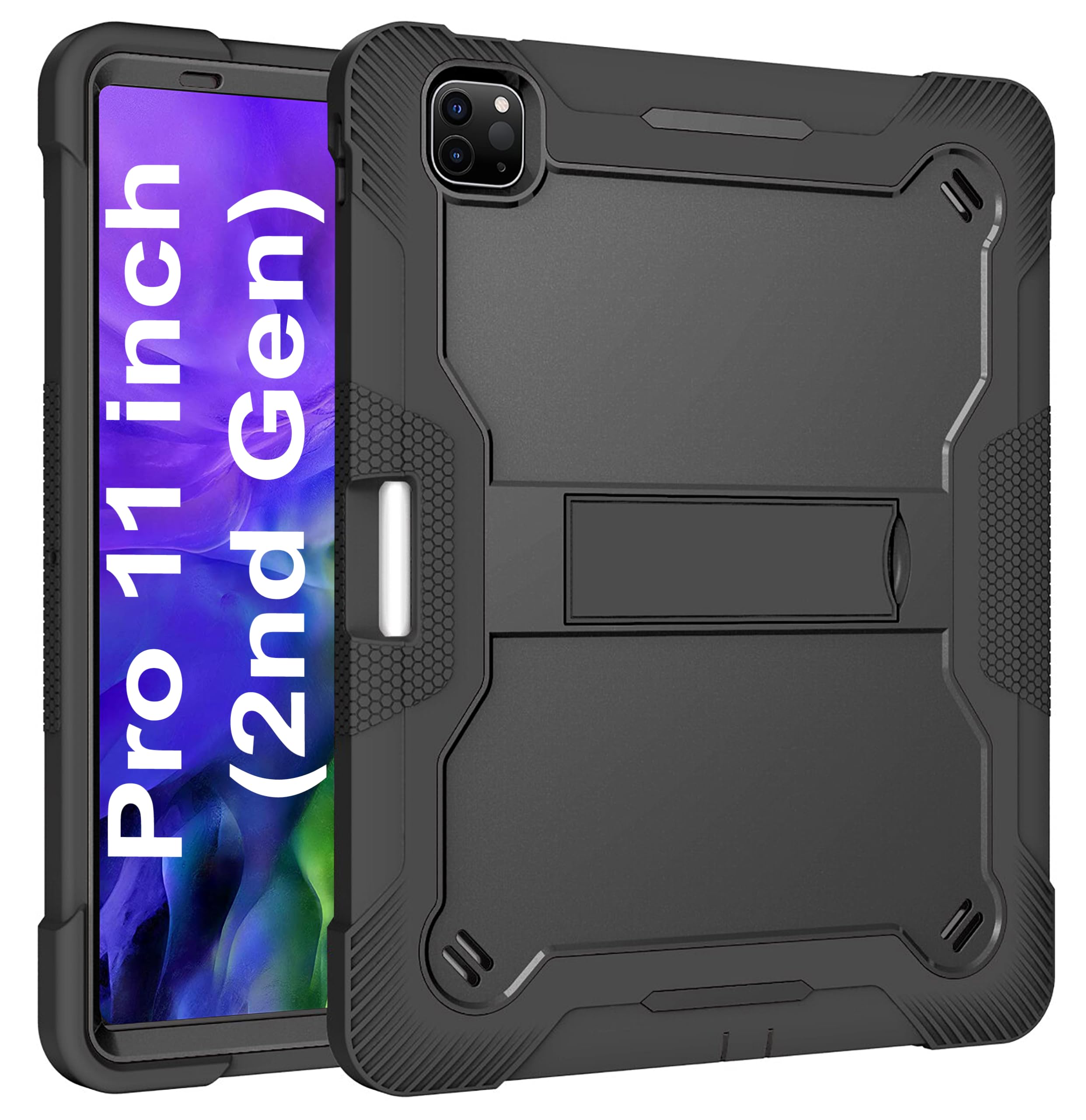See full amazon price history chart for TGK Slim Heavy Duty Shockproof Protection Kickstand Hybrid Case Cover for iPad Pro 11 inch 2nd Generation 2020 with Pencil Holder Black TGK Slim Heavy Duty Shockproof Protection Kickstand Hybrid Case Cover for iPad Pro 11 inch 2nd Generation 2020 with Pencil Holder Black (B0CJRDD439) Amazon Price History, Amazon Price Tracker