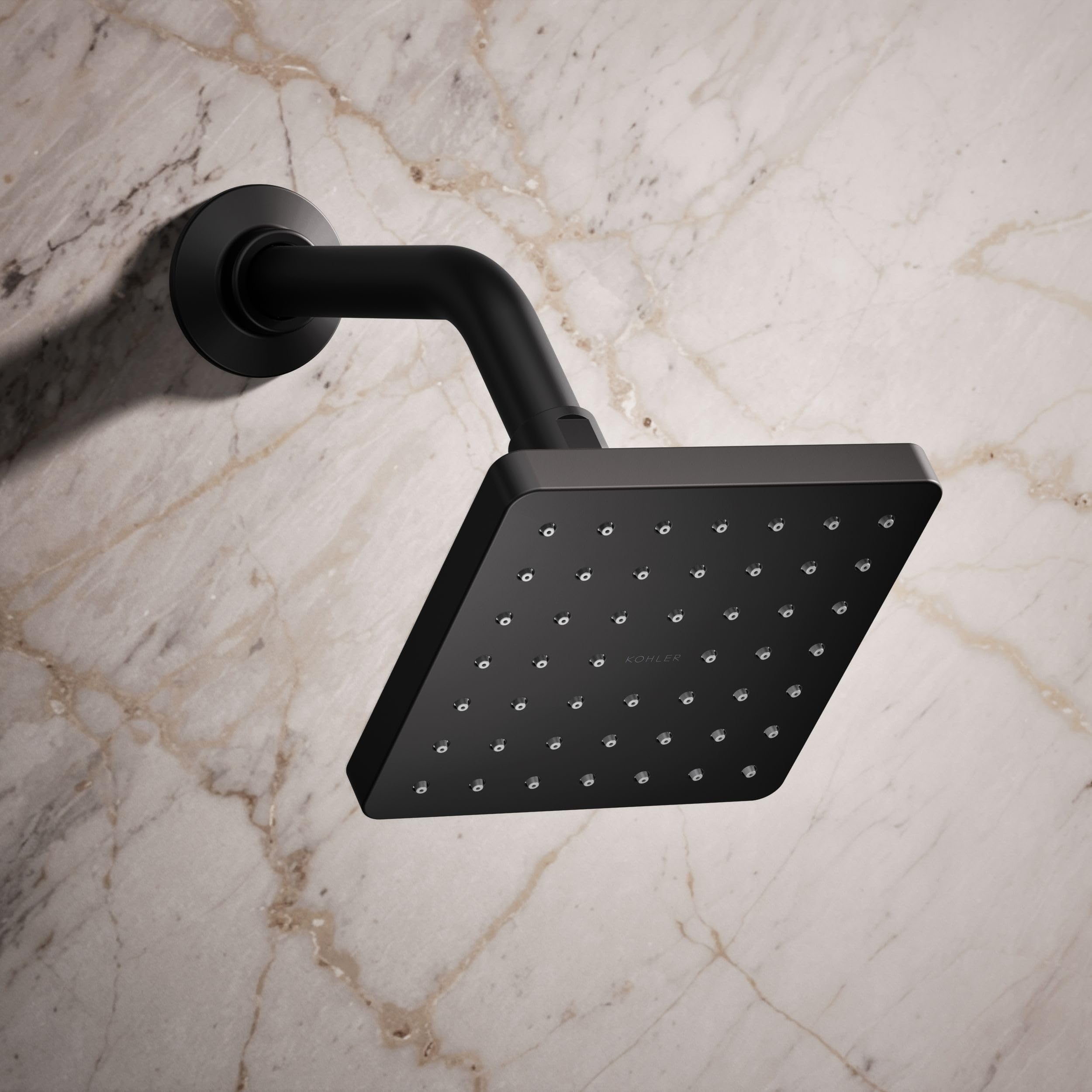 Kohler K-24805-BL Parallel Showerheads, Matte Black, 2.5 GPM - Image 2
