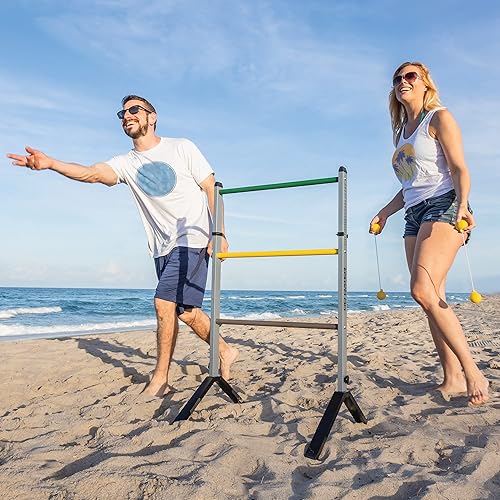 Vista 5 de EastPoint Sports Go! Gater Premium Steel Ladderball Set - Features Sturdy Steel Material, Built-in Scoring System, Complete with All Accessories