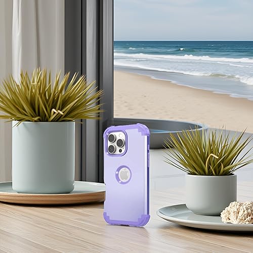 Miniatura 6 de IDweel Funda para iPhone 16 Pro Max con protector de pantalla, 3 en 1, a prueba de golpes, delgada, híbrida, resistente, cubierta de policarbonato