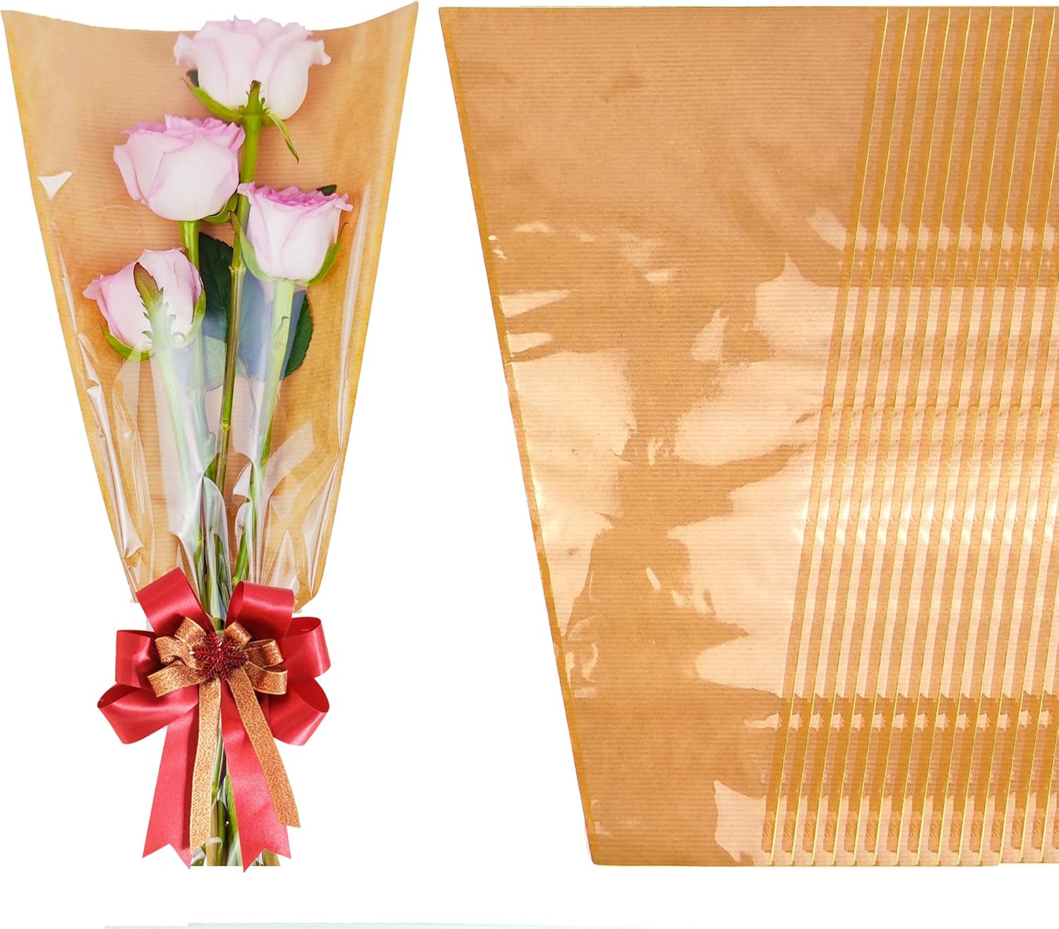 100 Pack flower bags (9.8in)