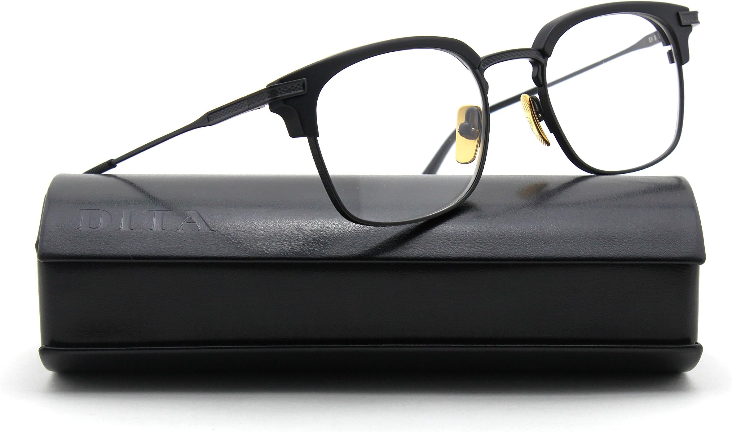 Dita NOMAD Matte Black Titanium Frame Unisex Eyeglasses DRX 2080 C, Silver, Medium