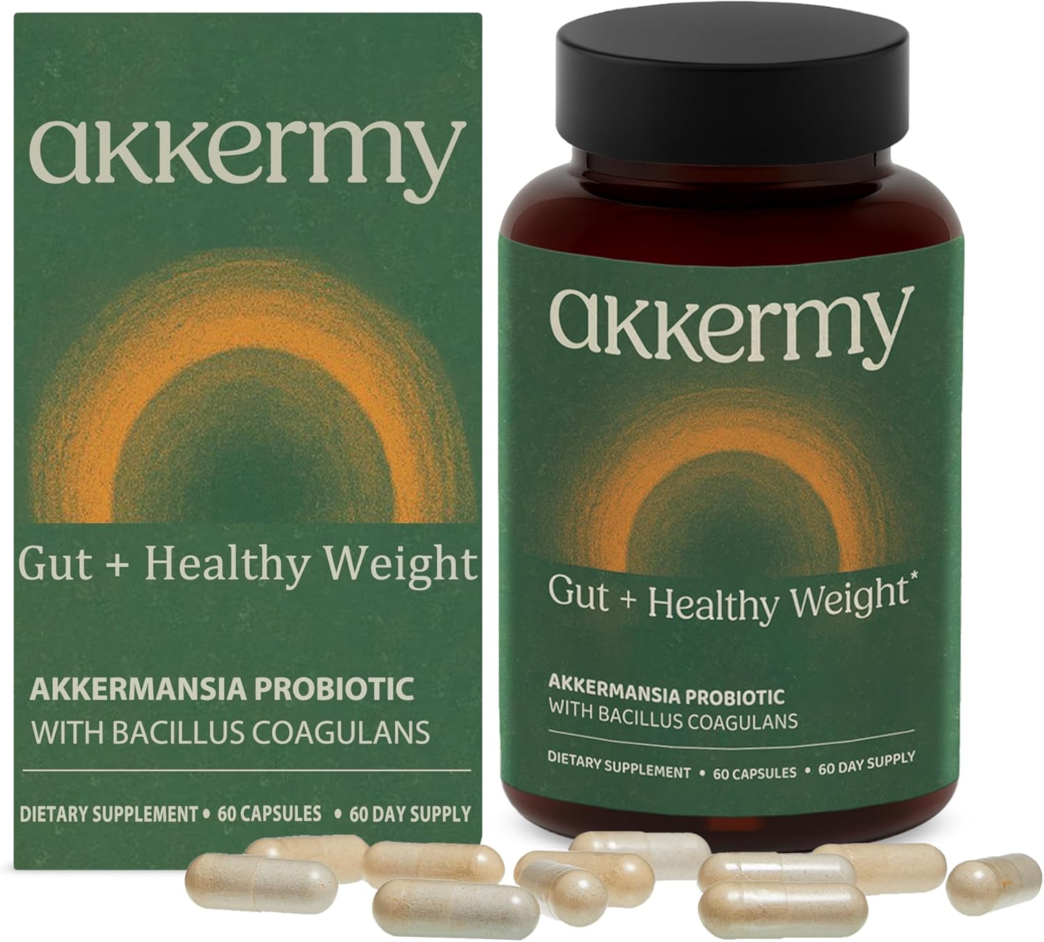 Akkermansia Probiotic for Appetite & Craving Control | Increases GLP-1 & Boosts Healthy Weight | 60