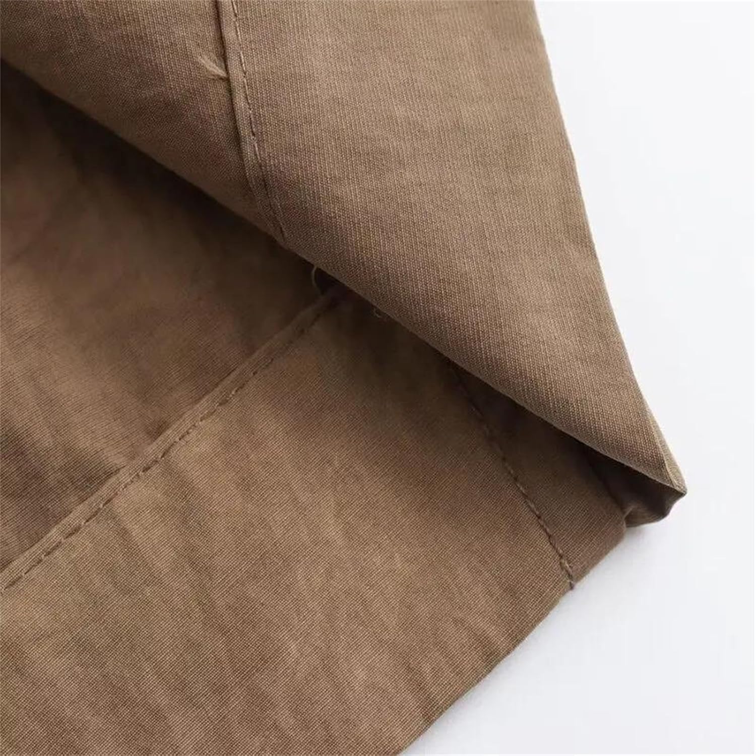 Women's Trench Coat Casual Street Mid Length Fall Loose Fit Outerwear