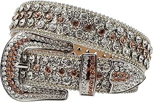 Rhinestone Belt: Western Bling for Men & Women