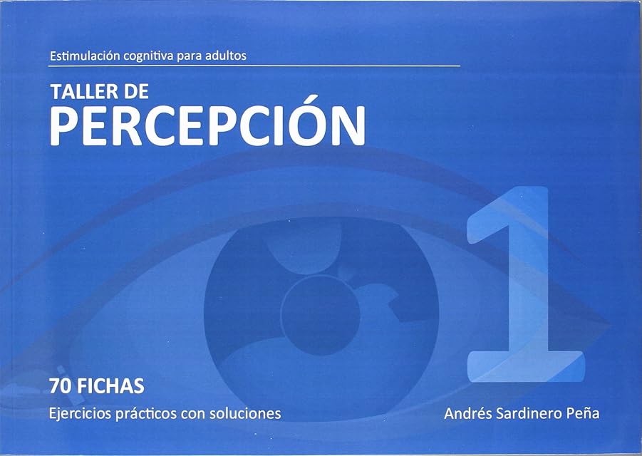 Portada de Taller 1 Percepcion: 70 Fichas: Ejercicios Practicos con Solucion Es