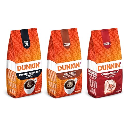 Dunkin’ Ground Coffee Limited Edition Variety Pack, Three 7 Oz.