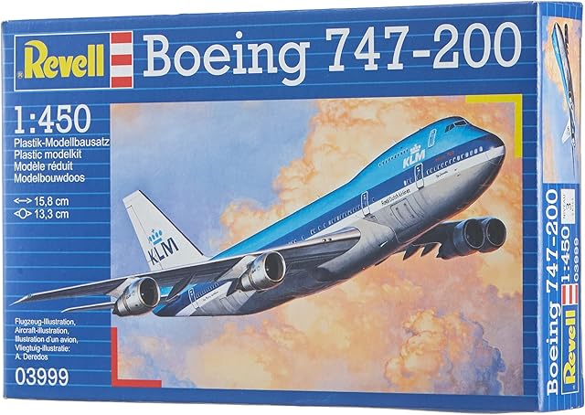 Revell 03999 Boeing 747-200 Model Kit, 10 years