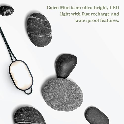 Miniatura 4 de Lander Cairn - Linterna de campamento LED de 150 lúmenes, iluminación regulable, IP65 impermeable, banco de energía de 1050 mAh, linterna compacta