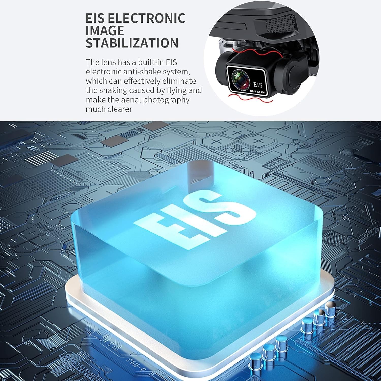 Dron 4K RC z kamerą dla dorosłych RC Dron z kamerą Tryb inteligentnego śledzenia EIS Anti-shake 3-osiowy gimbal Bezszczotkowy silnik 5G Wi-Fi Antena wideo Quadcopter FPV (Size : 2 battery)