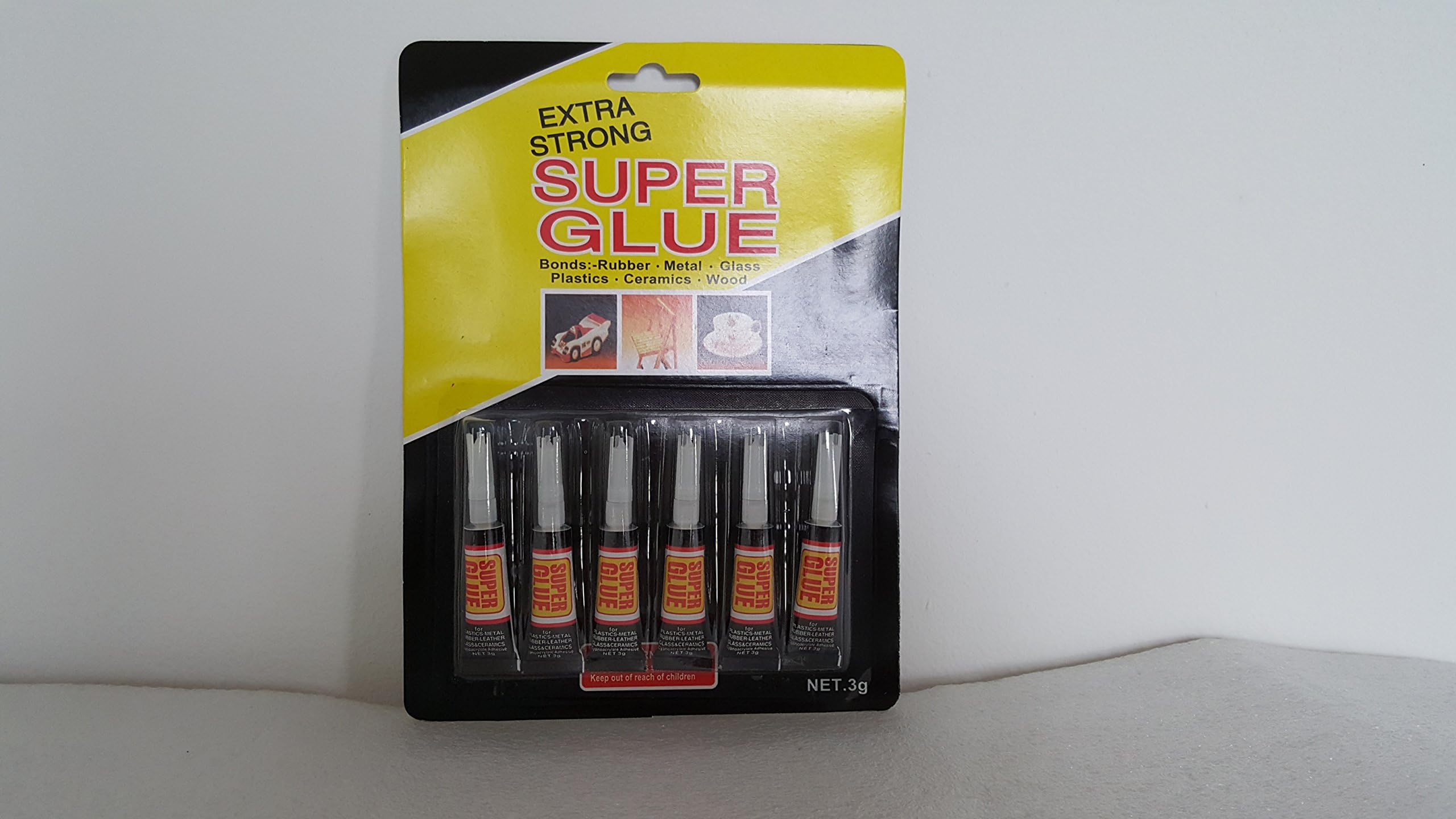 Extra Strong Super Glue (6 Pack)